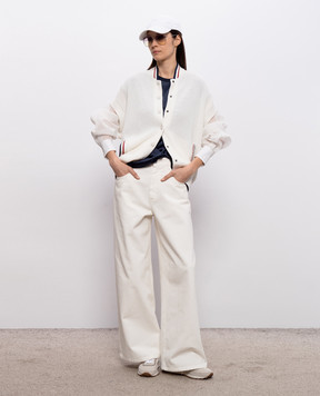 Brunello Cucinelli Blue silk top MPC59EH500