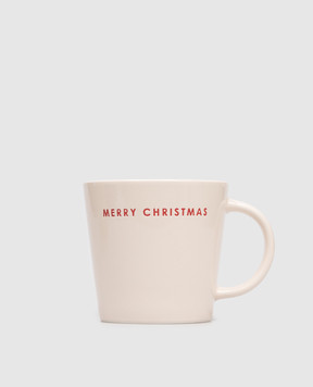 Vondels Beige ceramic tea cup MERRY CHRISTMAS 3251000108013