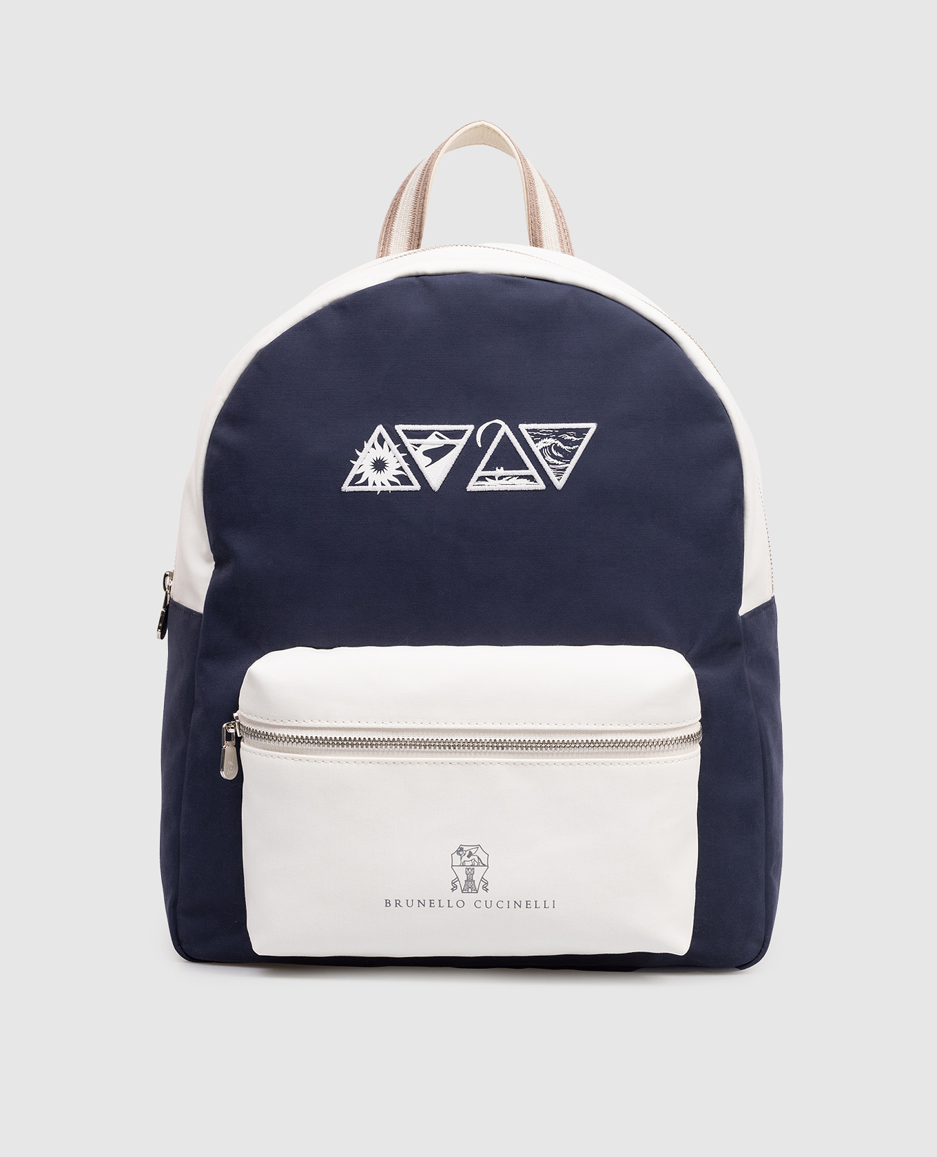 

Children's blue backpack with print Brunello Cucinelli