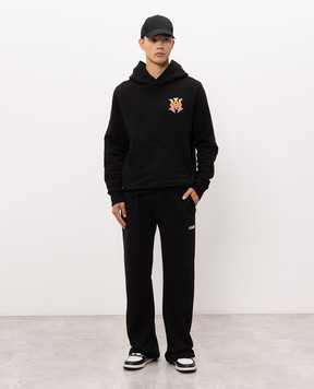 AMIRI Black hoodie with print AMTOJR1169