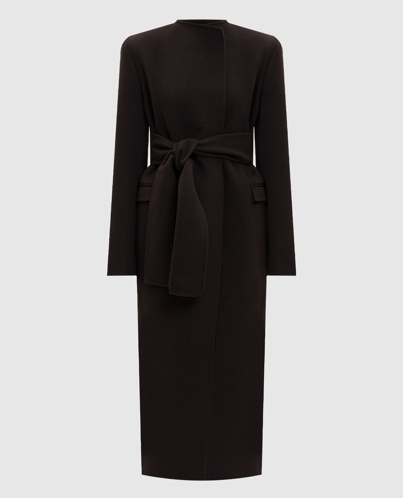 

Jelson brown wool coat Khaite