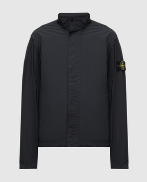 Stone Island Black jacket with logo L1S154100033S0026