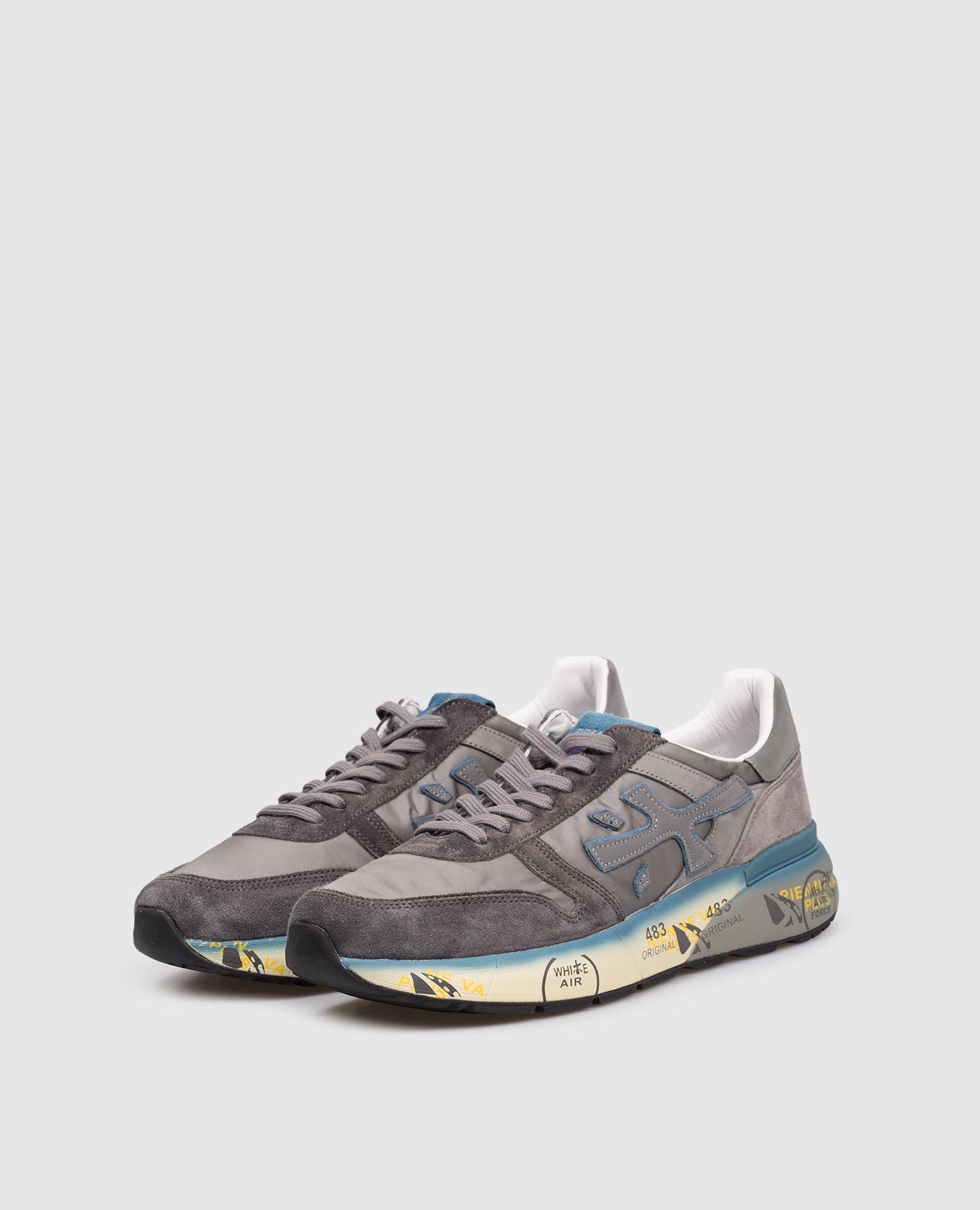 

Gray combination sneakers MICK Premiata, Grey