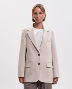 Peserico Beige jacket with wool A0124108846