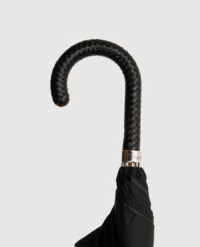 Pasotti Black checkered umbrella OMITUO478NIAGARA70798