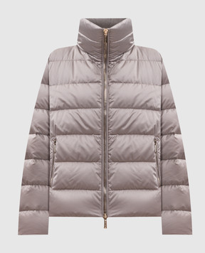 MooRER Gray down jacket ARGENTEA ARGENTEASE3