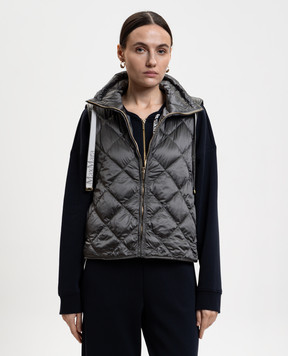 Max Mara Grey down vest REGIC TREGIC