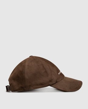 Brunello Cucinelli Brown suede cap MPCLF9850