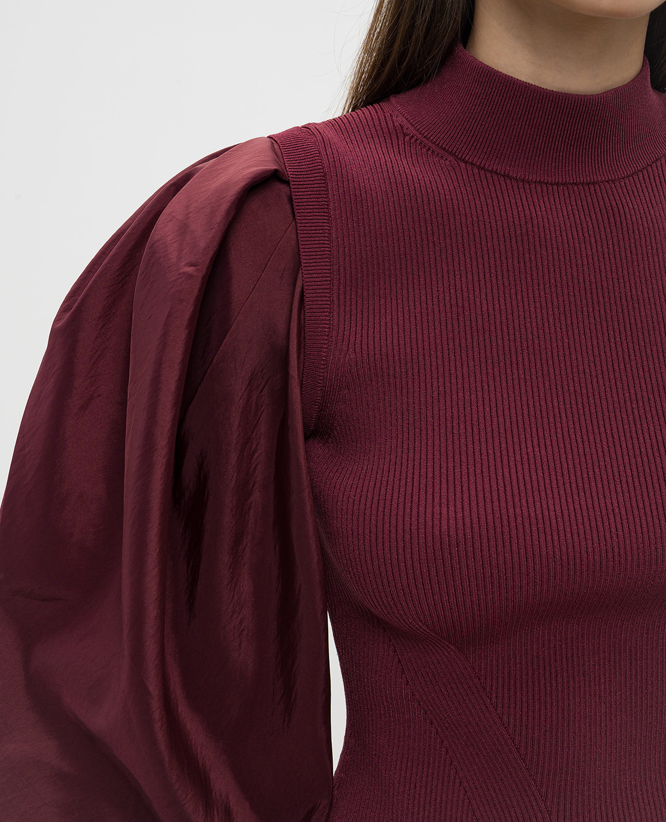 

Jackie burgundy top Simkhai