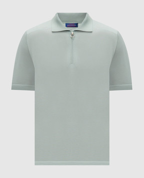 Stefano Ricci Green cashmere polo shirt W505020P32W26101