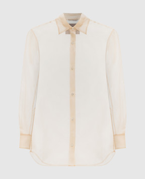 Marco Pescarolo Beige silk blouse Artemide ARTEMIDED5388