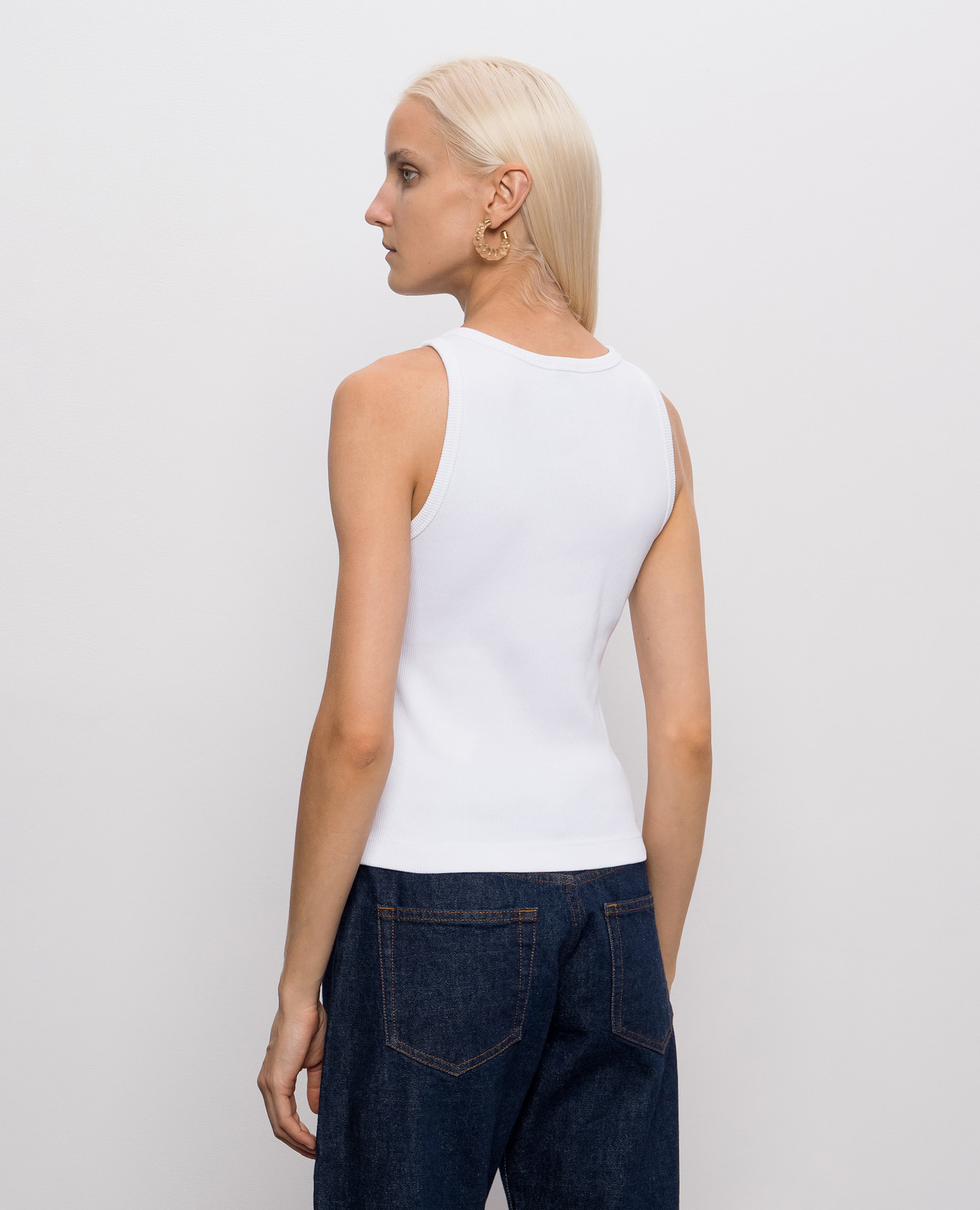 White T-shirt with contrasting logo Casablanca 4