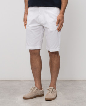 Cashmere&Whiskey White cotton shorts 0276109345