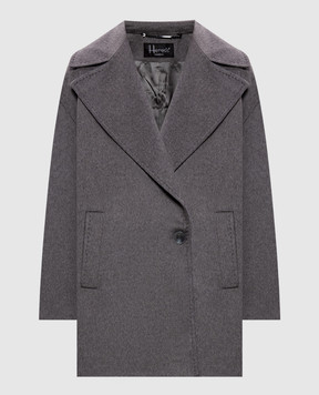 Heresis Gray cashmere coat G5080I560