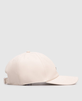 Off-White Beige cap with logo OMLA04AF25FAB008