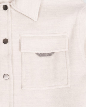 Brunello Cucinelli Children's gray wool jacket BD565C437C