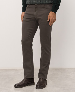 Stefano Ricci Brown cashmere pants MST63B0010T0234