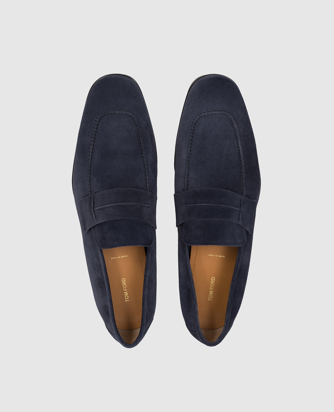 

Blue suede loafers Tom Ford