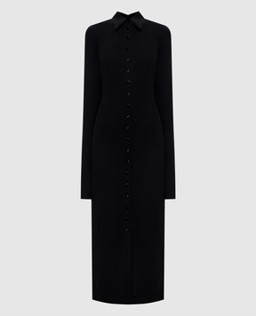 Dolce&Gabbana Black dress with wool F632PTFUGVS