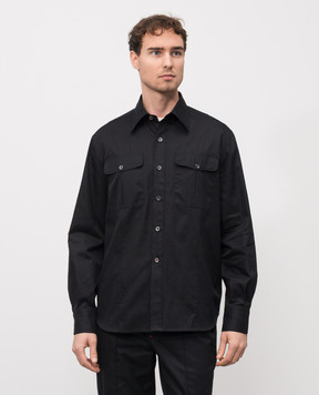 ISAIA Black shirt CAM216P9100