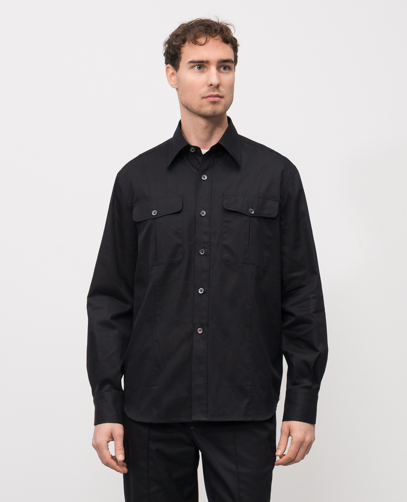 Black shirt ISAIA 3
