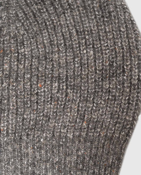 Peserico Gray alpaca and silk hat S36228F05B9202