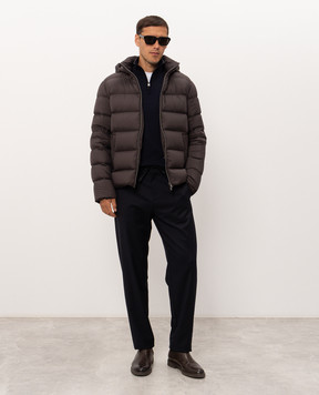 Herno Gray down jacket PI0016ULE12456Z