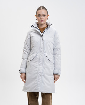 Woolrich Cloud grey down jacket CFWWOU2112FRUT5182