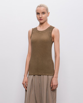 UMA WANG Brown T-shirt Ti UW1030
