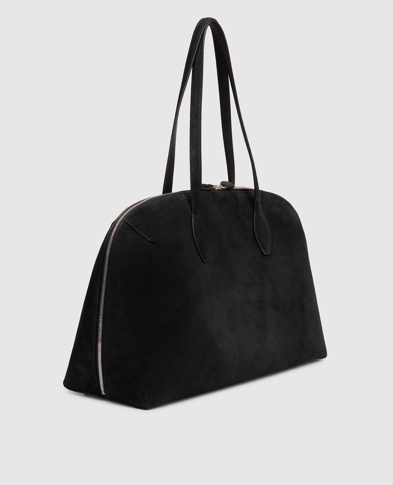 Black suede bag Toteme 3