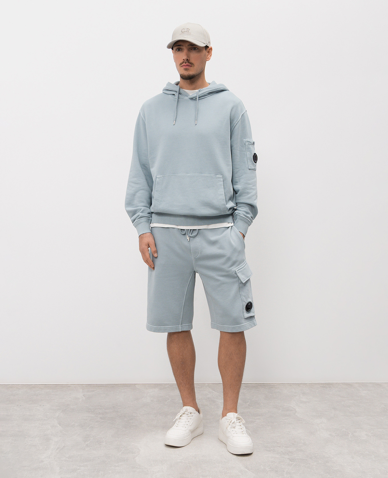 

White T-shirt with print C.P. Company