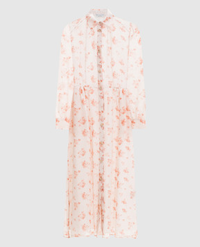 Ballantyne Pink silk shirt dress BLD258SSI20