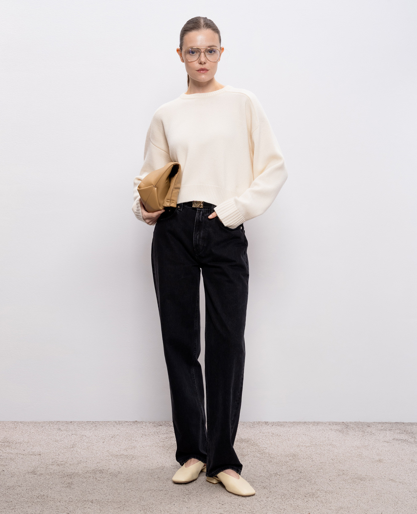 

Dark gray mom jeans SAMUR Loulou de Saison, Grey
