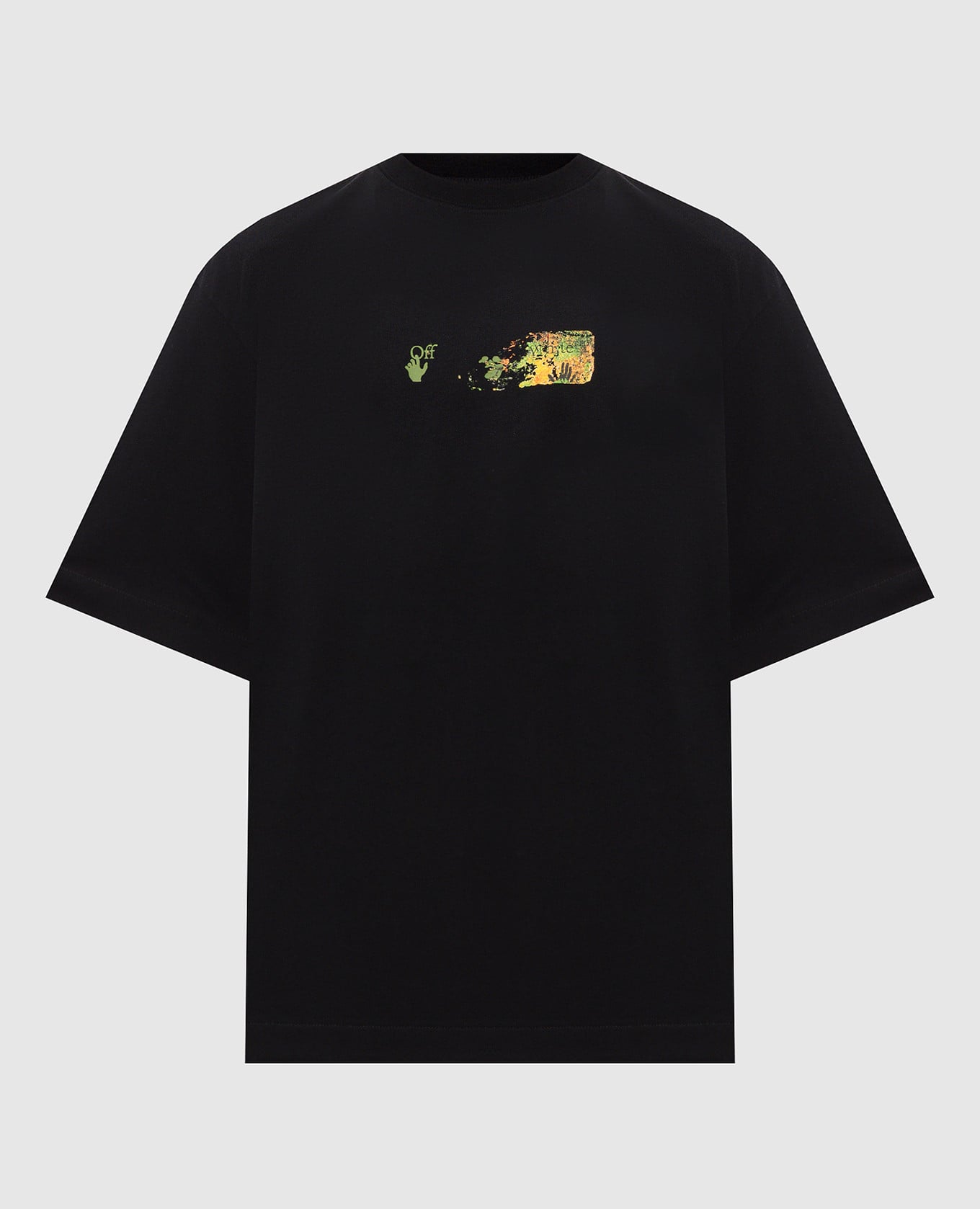 Black T-shirt with Spices Arrow print