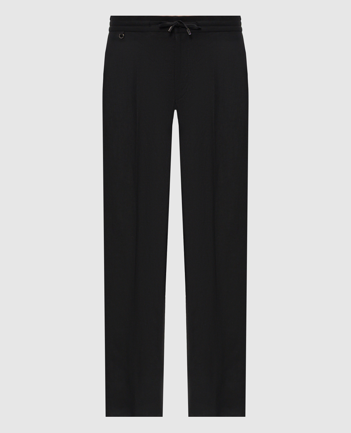 Black linen pants Stefano Ricci
