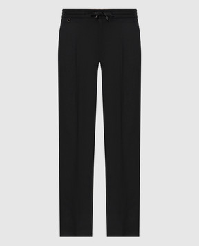 Stefano Ricci Black linen pants M1T80A0026L0005Q