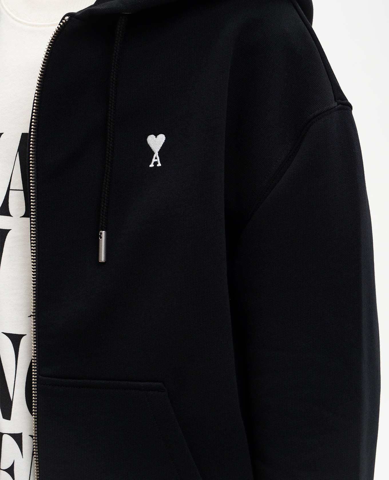 

Black sports jacket with emblem Ami Paris