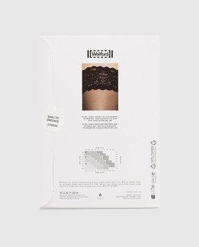 Wolford Black stockings 20 den with lace 21223
