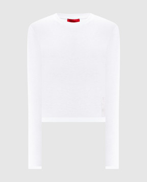 Max & Co White ELLENI jumper with logo MCOELLENI