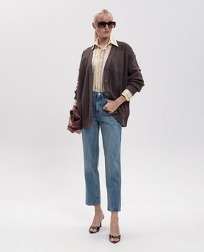 Max & Co Blue jeans with a worn effect MCOMAROSO