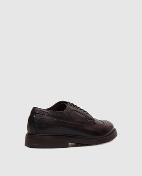 Doucal's Brown perforated leather brogues DU2523BRUXUF188