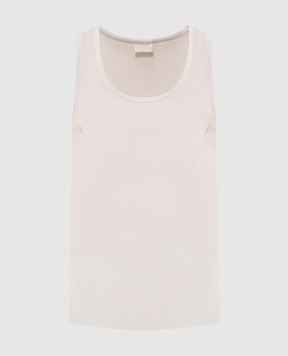 Brunello Cucinelli Beige silk top MPC59E0600