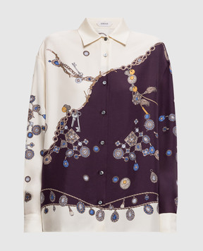 Versace Printed silk blouse 10256861A18682