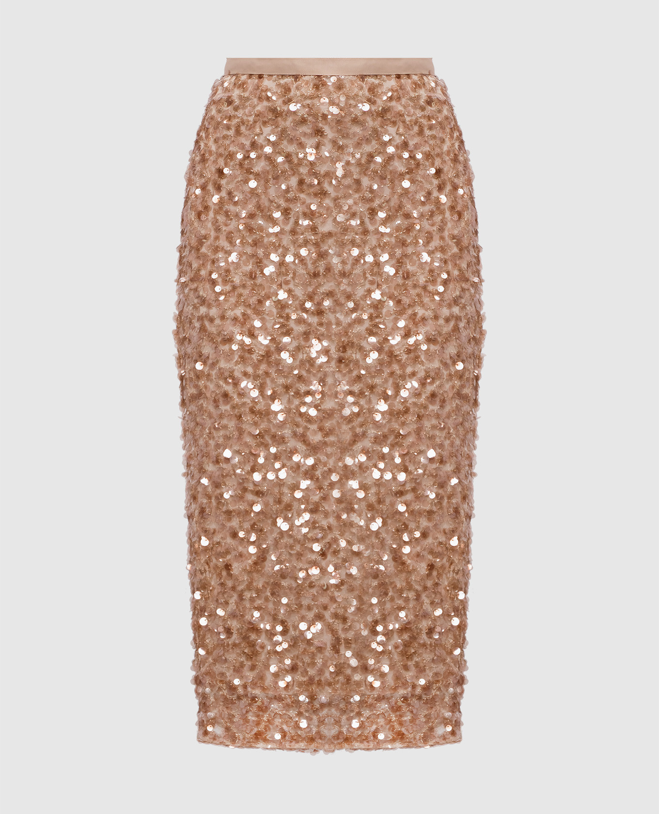 

Beige skirt WKDOCCHIO with sequins Max Mara Weekend
