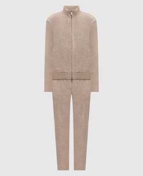 CAPOBIANCO Beige tracksuit with wool 21M459FS0021M708LFS00