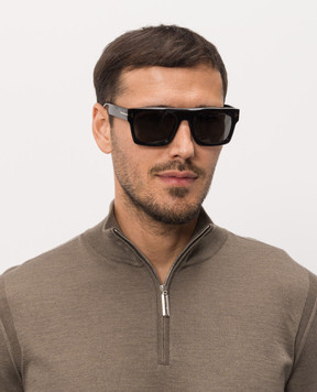 Tom Ford Cyrus black sunglasses with logo FT1337