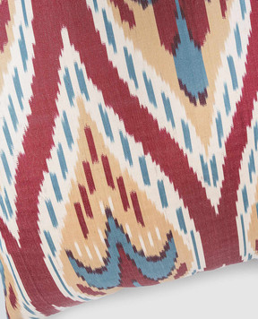 Les Ottomans Beige decorative double-sided pillow made of velvet silk VE3650X50DS