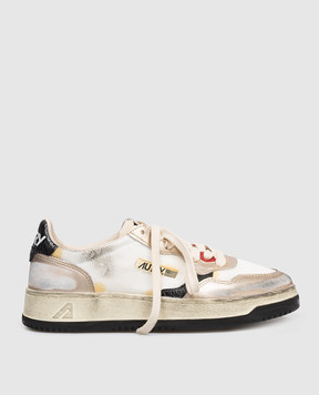 AUTRY White combination sneakers MEDALIST Super Vintage A1UNAVLWMS09