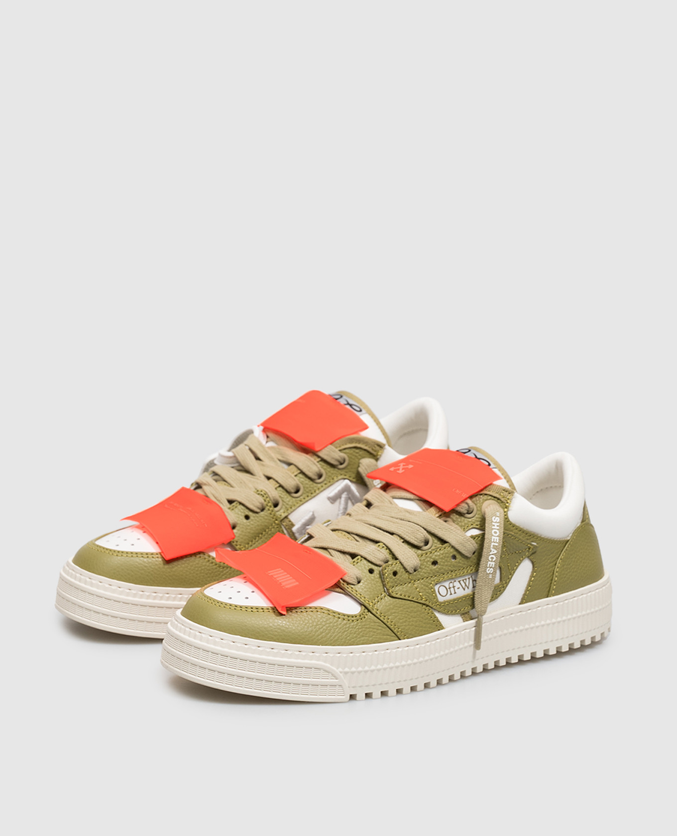 Court 3.0 khaki combo sneakers Off-White 2