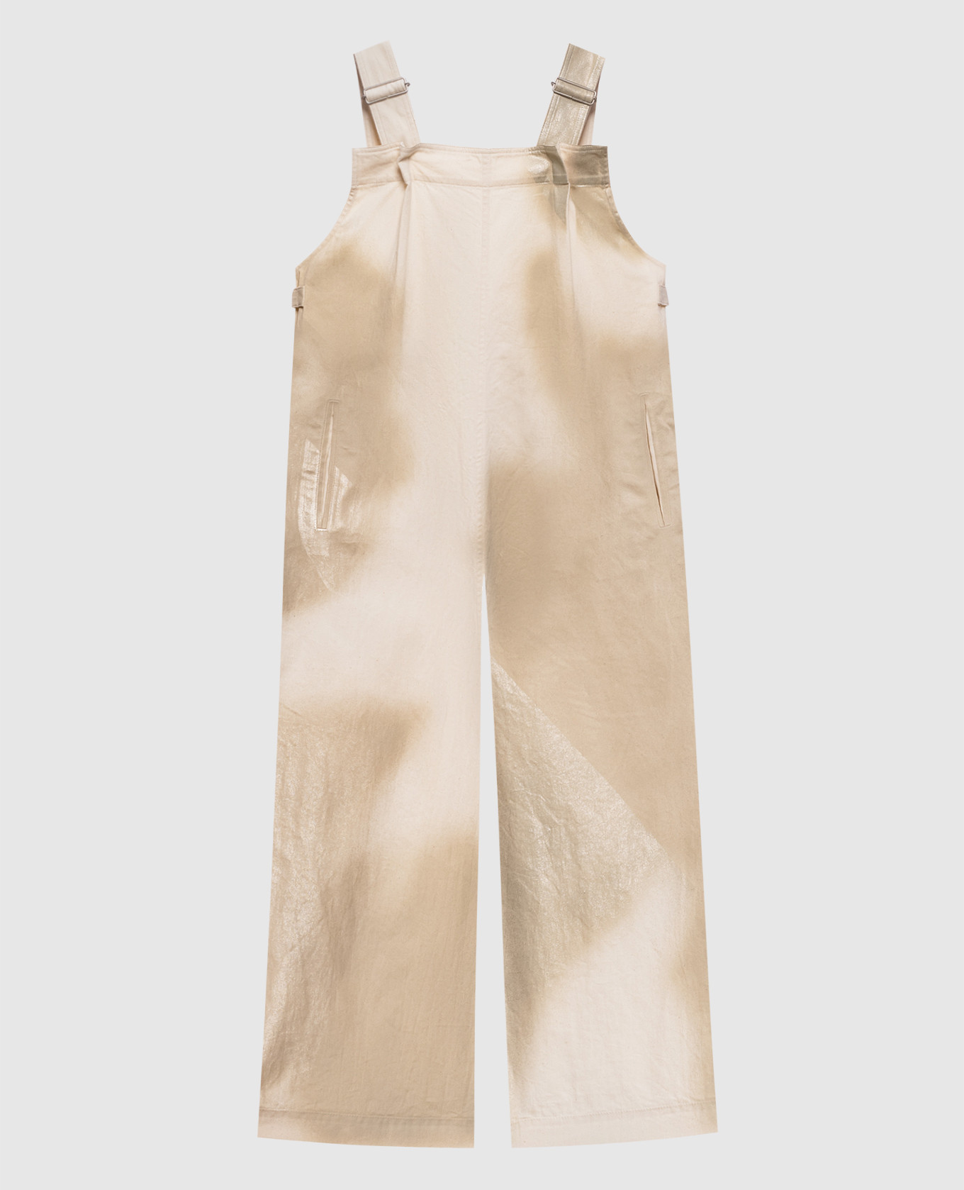 

Beige jumpsuit with metallic spray effect Y`S Yamamoto